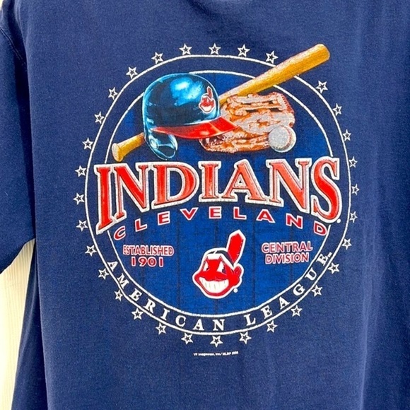 MLB General Merchandise- 2008 Y2K Cleveland Indians Chief Wahoo T Shirt Size XL - Picture 6 of 10
